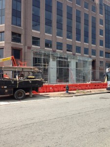 SCS Building Façade: under construction